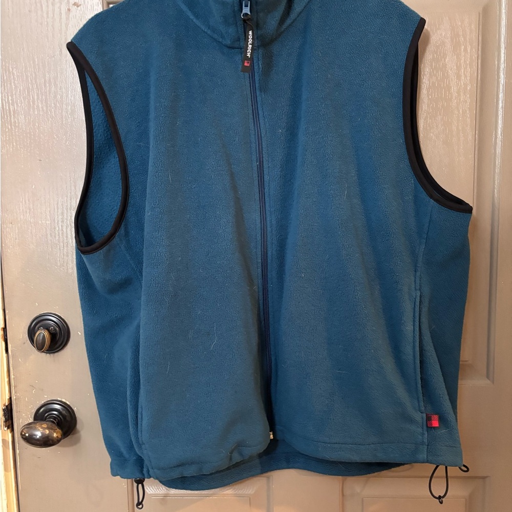 Woolrich Deep Blue Fleece Vest